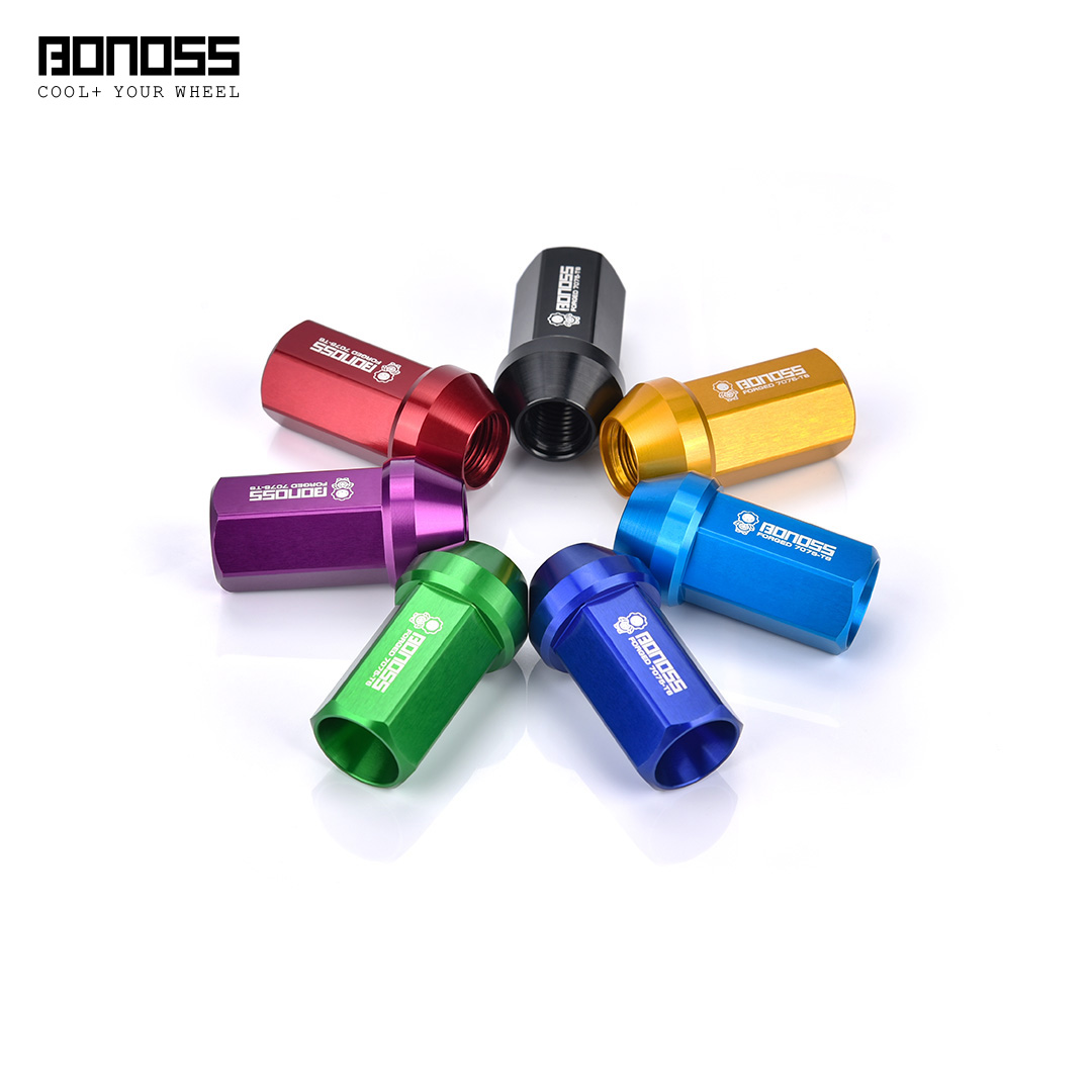 Long Aluminum Wheel Lug Nuts M12x1.25