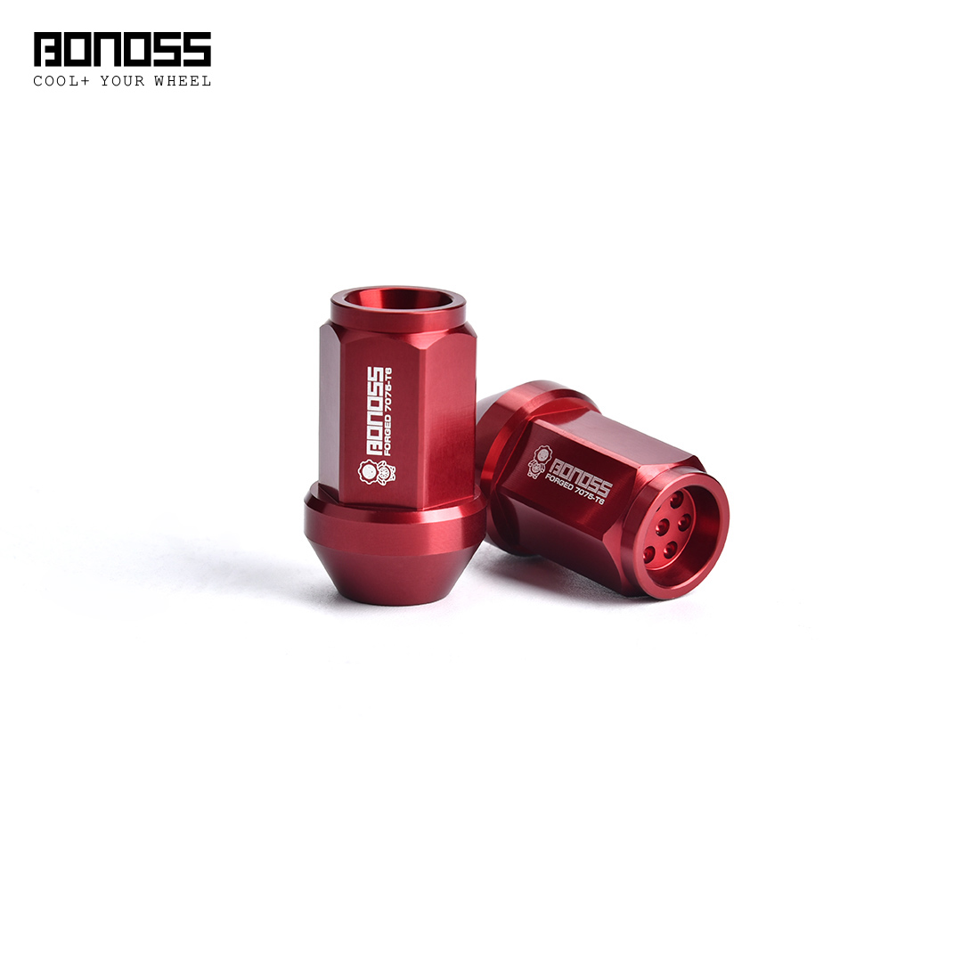 Short Honeycomb Aluminum Wheel Lug Nuts - M12x1.5